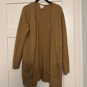 Old Navy size Medium Tan Open-Front Sweater